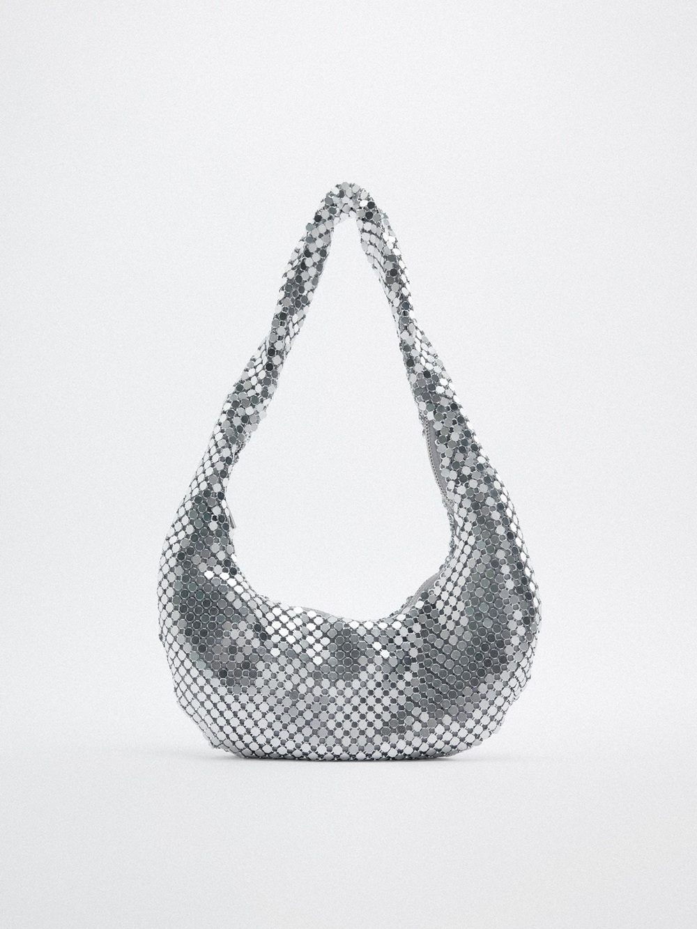 ZARA
Metallic Mesh Shoulder Bag - Picture 3 of 9